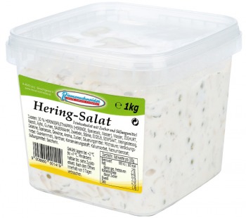 Hering Salat 1 kg Dose